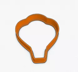 Cookie Cutter Hot air balloon 5CM Cookie Cutter Hot air balloon