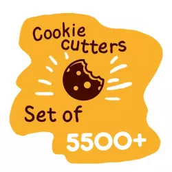 Cookie cutter set of 5500+