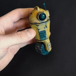 Cute letter carrier robot