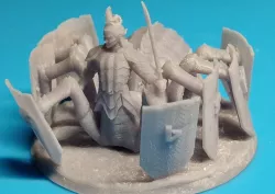 Drider Paladin Miniature (Male)