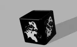Flower pot or pencil pot Mario