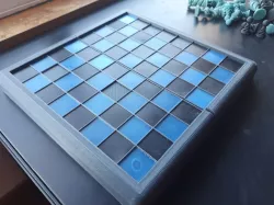 Folding chess table, folding chess table