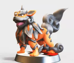 Hisuian Arcanine - FAN ART - POKÉMON FIGURINE -POKEMON LEGENDS ARCEUS