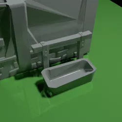 Hitching Post & Horse Trough Combo Tabletop RPG 28mm