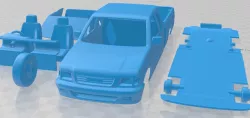 Holden Rodeo Space Cab 1997 Printable Car