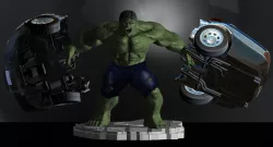 Hulk From Movie The Incredible Hulk 2008 with Edward Norton File STL 3D Print Model Two Versions