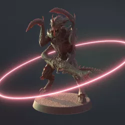 Hyperdetail Space Bugs of Death Warrior 3d model kit