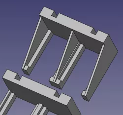 Ikea Skadis airsoft glock magazine support x2