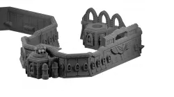 Imperial fortifications and barricades (modular defence bunker)