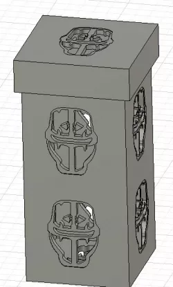 Imperial Knight Dice Box 16mm / 16mm Dices Box