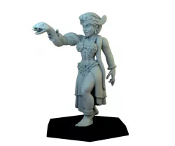 Investigator Mata Hari 28 - 32 mm Miniature for Call of Cthulhu RPG Boardgame