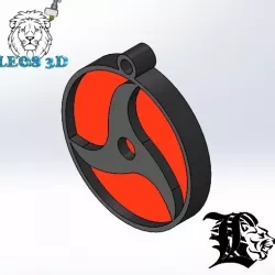 Itachi's Sharingan - Necklace - Leos3D