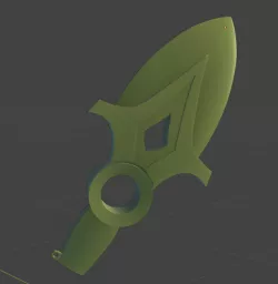 Jett kunai key chain