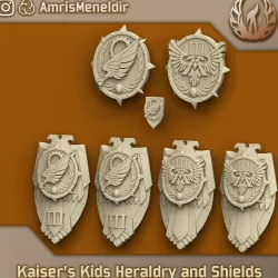 Kaiser's Kids Legion Heraldry and Storm Shields