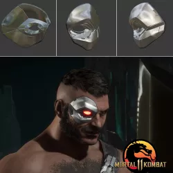 Kano cyber eye from Mortal Kombat 11 - Me Mad Eye