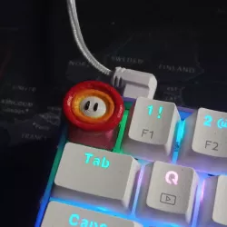 Keycap Fire Flower (mario bros)