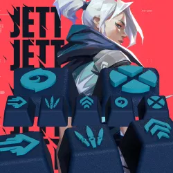 Keycaps Valorant Jett