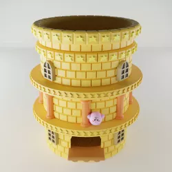 Kirby pen holder