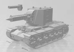 KV-2 & KV-2T Heavy Tank for Dust 1947