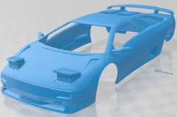 Lamborghini Diablo SV 1997 Printable Body Car