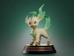 Leafeon - 3Dprintable Pokemon