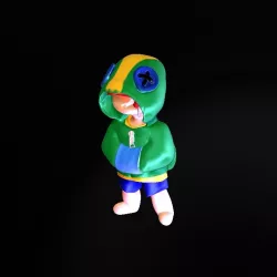 Leon 3D Printer Model - Star Brawl - Print as TOY or Statue