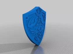 Link's Hylian Shield (Flat Bottom)