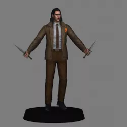 Loki TVA - Loki serie 3d model low poly