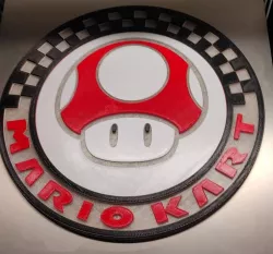 Mario Kart Door Wall sign