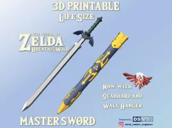 Master Sword from Zelda Breath of the Wild (Life Size)