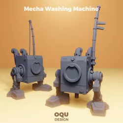 Mecha Washing Machine Killer Can