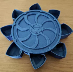 Mechanical dice box