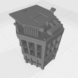 Mechwarrior/ Battletech Heliport building