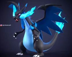 Mega charizardx pokemon