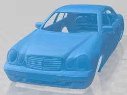 Mercedes Benz E Class W210 Sedan 1996 Printable Body Car