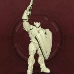 (Mercy's Reach) Void Knight - Cheer Pose