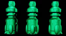 Metroid RETRO CANNON custom zero figure