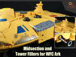 Midsection and Tower Fillers for Transformers WFC Kingdom Ark