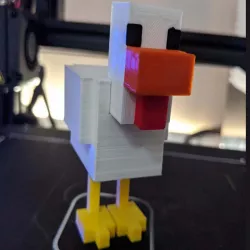 Minecraft chicken - easy assembly, no supports