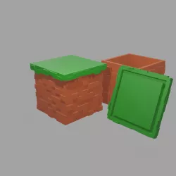Minecraft-themed boxes