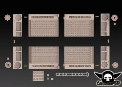 Mini blood bowl Stadium for 15mm miniatures