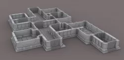 Modular space scenery for wargames - Escenario espacial modular para wargames