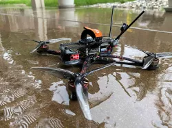 Moka Ayeleon XT30 Antenna and Capacitor mount FPV Caddx Vista Camera Mount