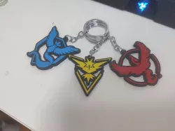 Moltres legendary Pokémon keychain