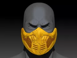 Mortal Kombat Scorpion Mask