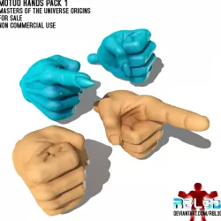 Motu Origins Hands pack 1