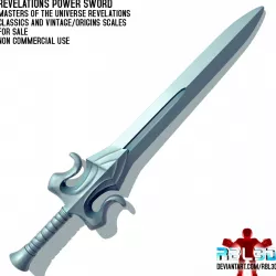 Motu Revelations He-man Power Sword (redesign)