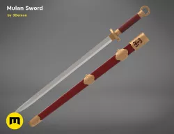 Mulan Sword and Sheath