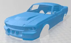 Mustang GT500 Eleanor Printable Body Car