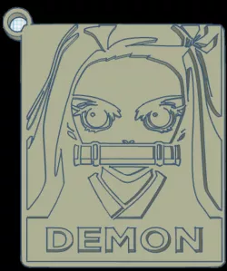 Nezuko Keychain